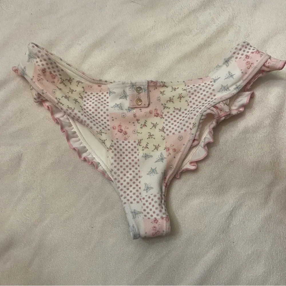 New! Frankie's Bikinis x Sydney Sweeney Chiara Bikini Briefs bottoms 3892